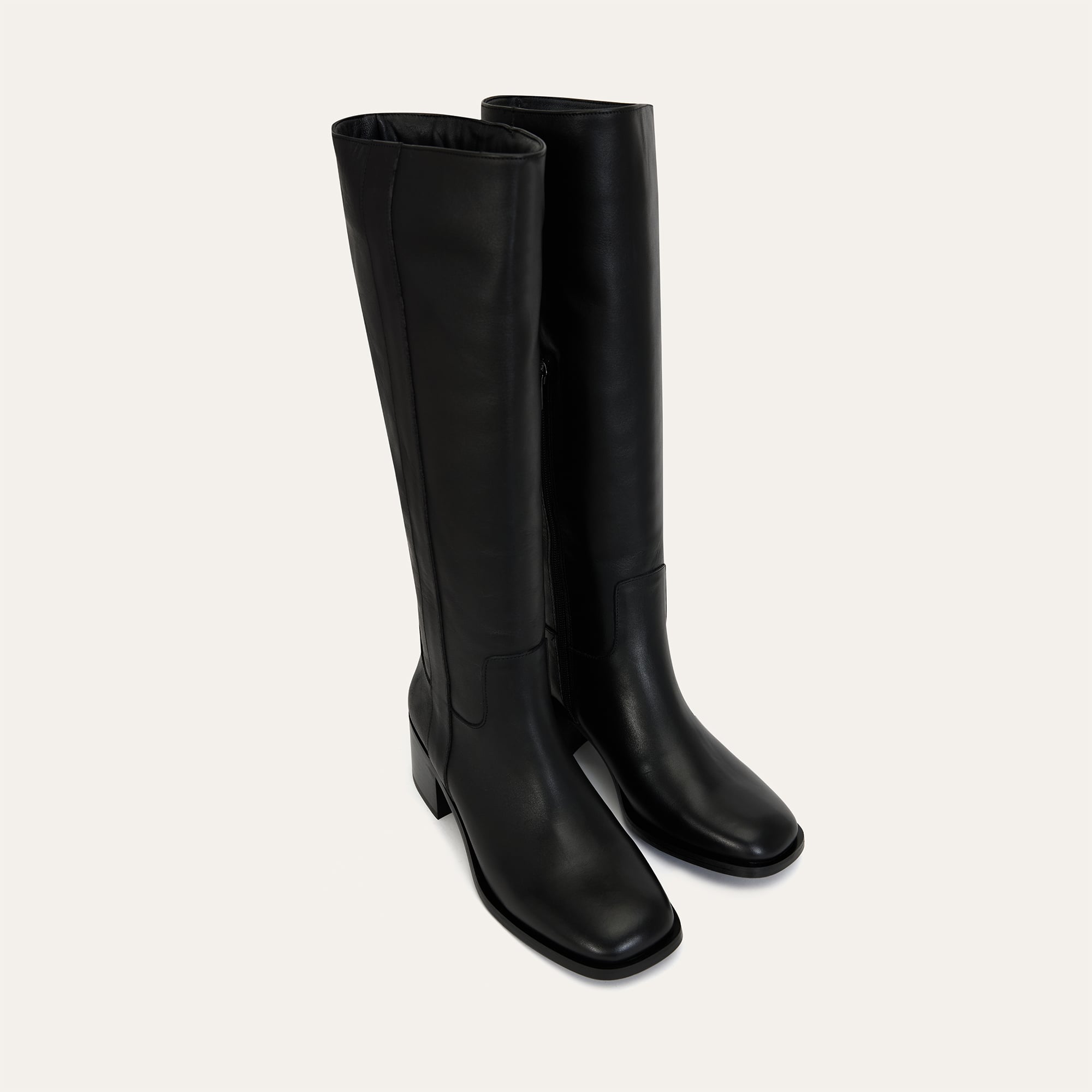 HAKİKİ DERİ KISA TOPUKLU ÇİZME