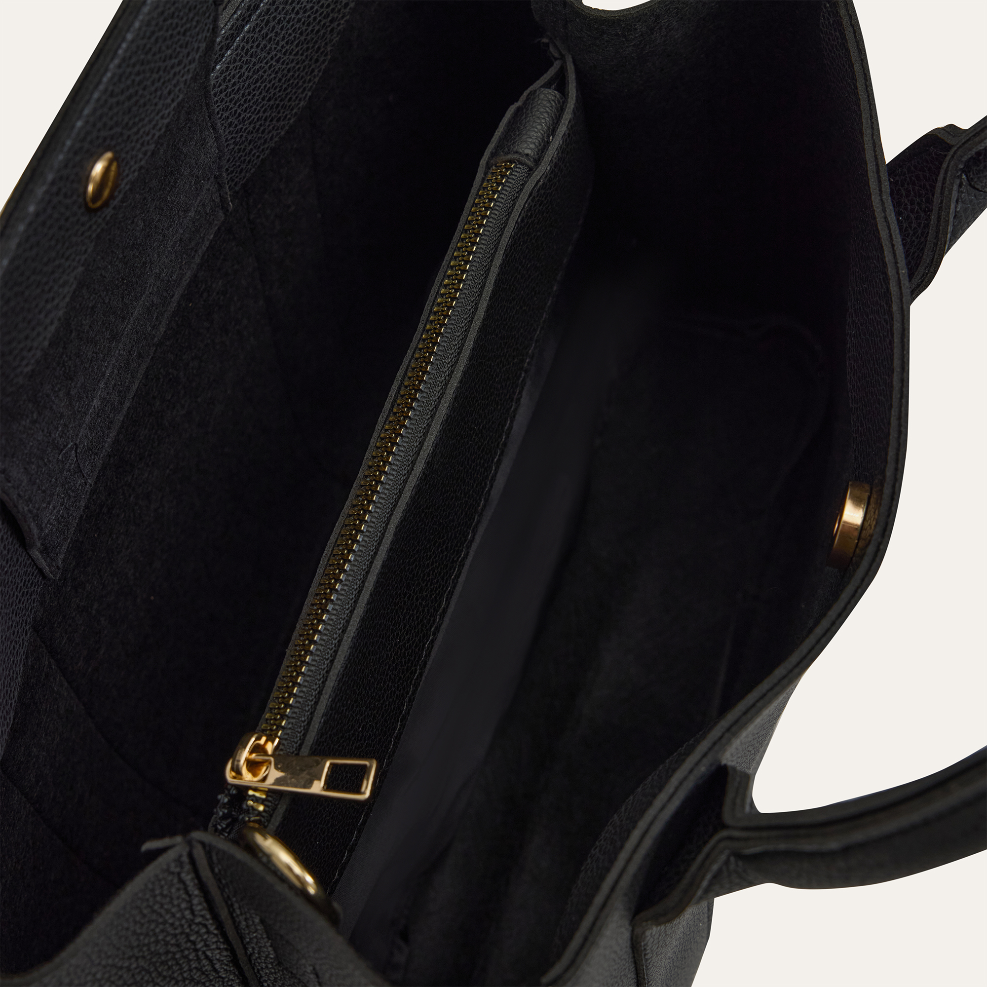 DERİ GÖRÜNÜMLÜ TOTE OMUZ ÇANTASI