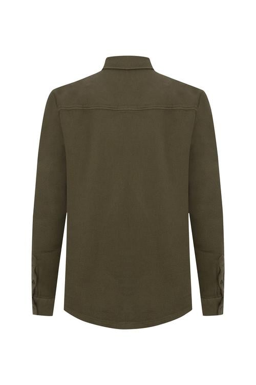 COMFORT FIT ÇİFT CEPLİ UZUN KOLLU GÖMLEK