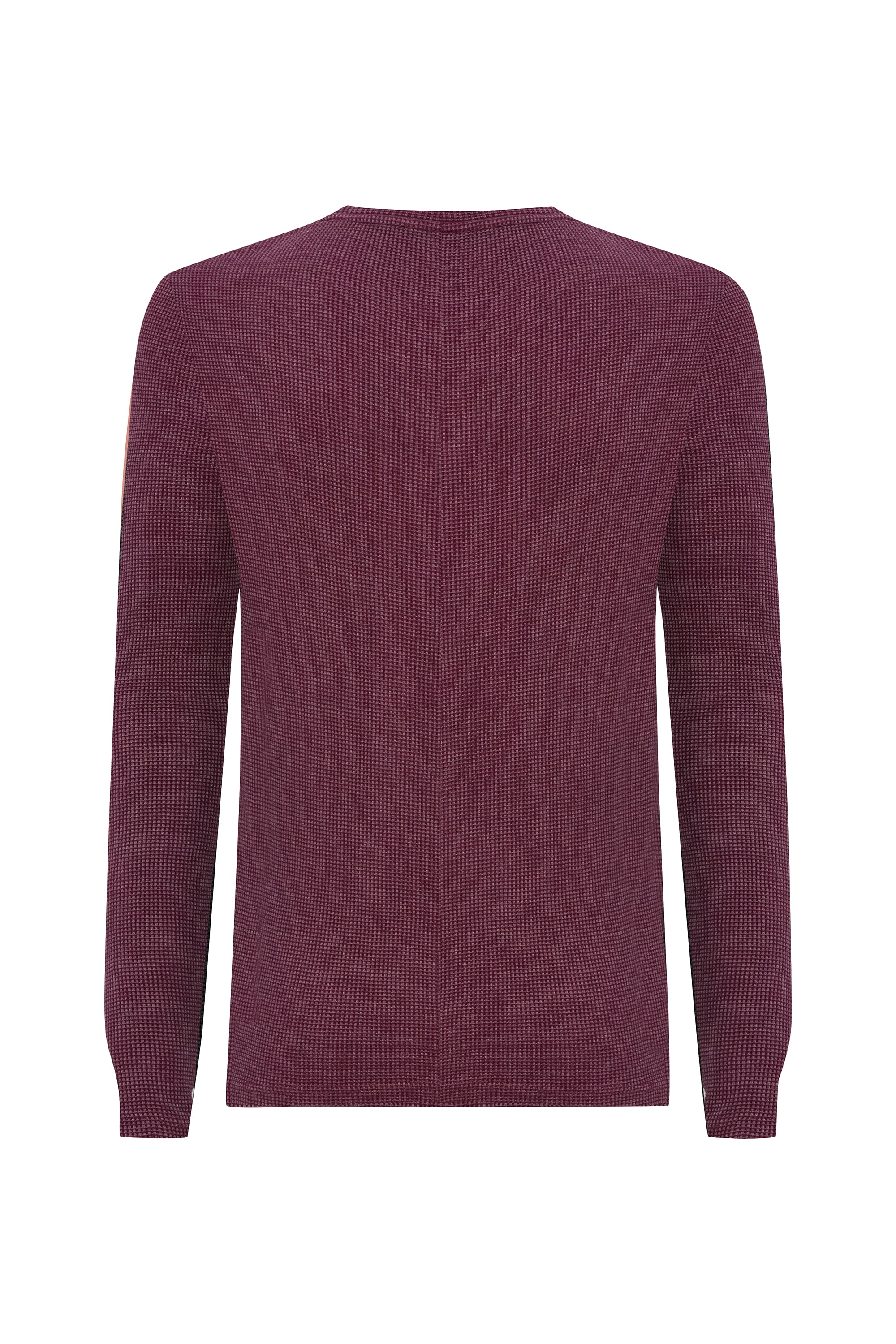 DOKULU BİSİKLET YAKA SWEATSHIRT