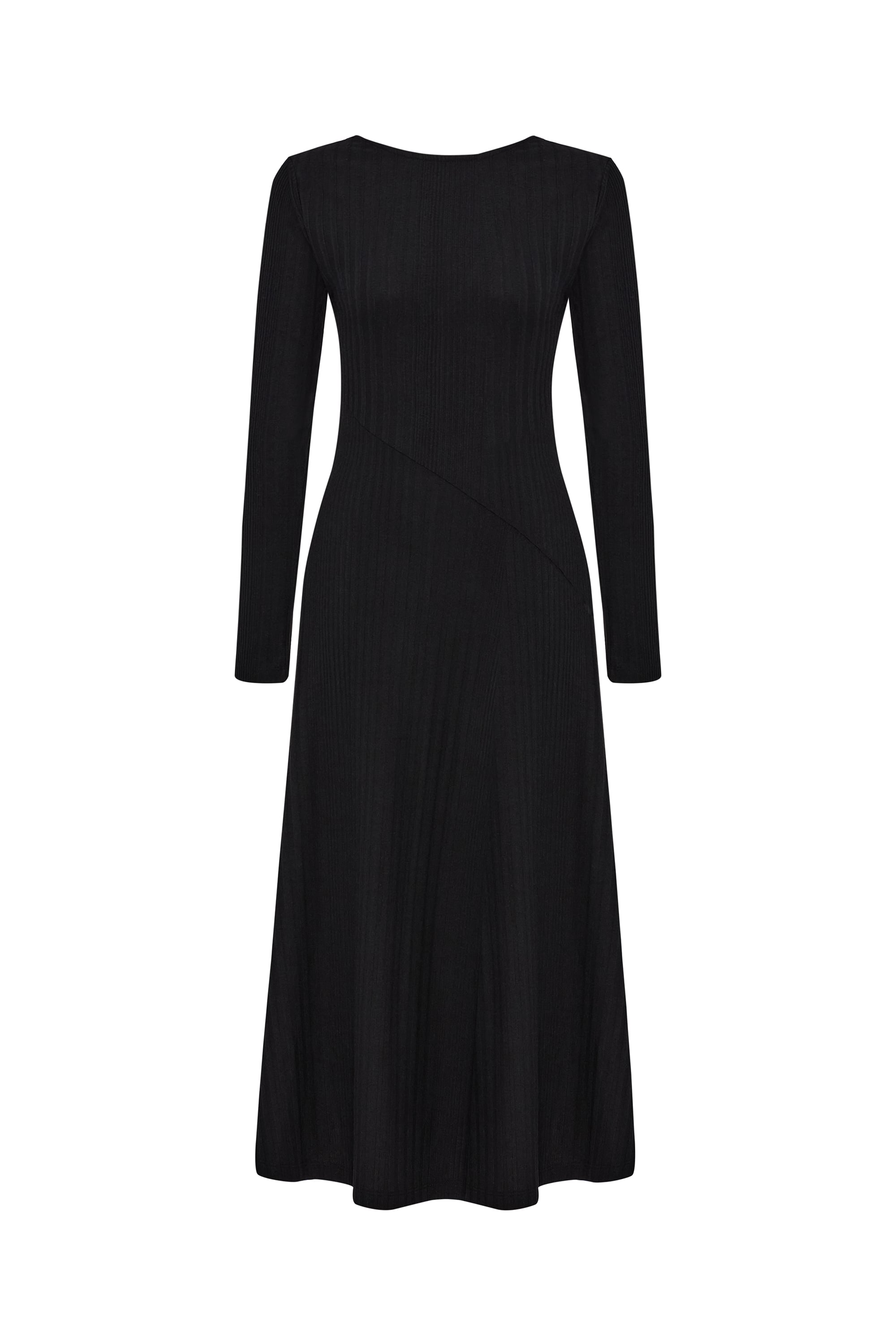 FİTİLLİ KLOŞ MİDİ ELBİSE