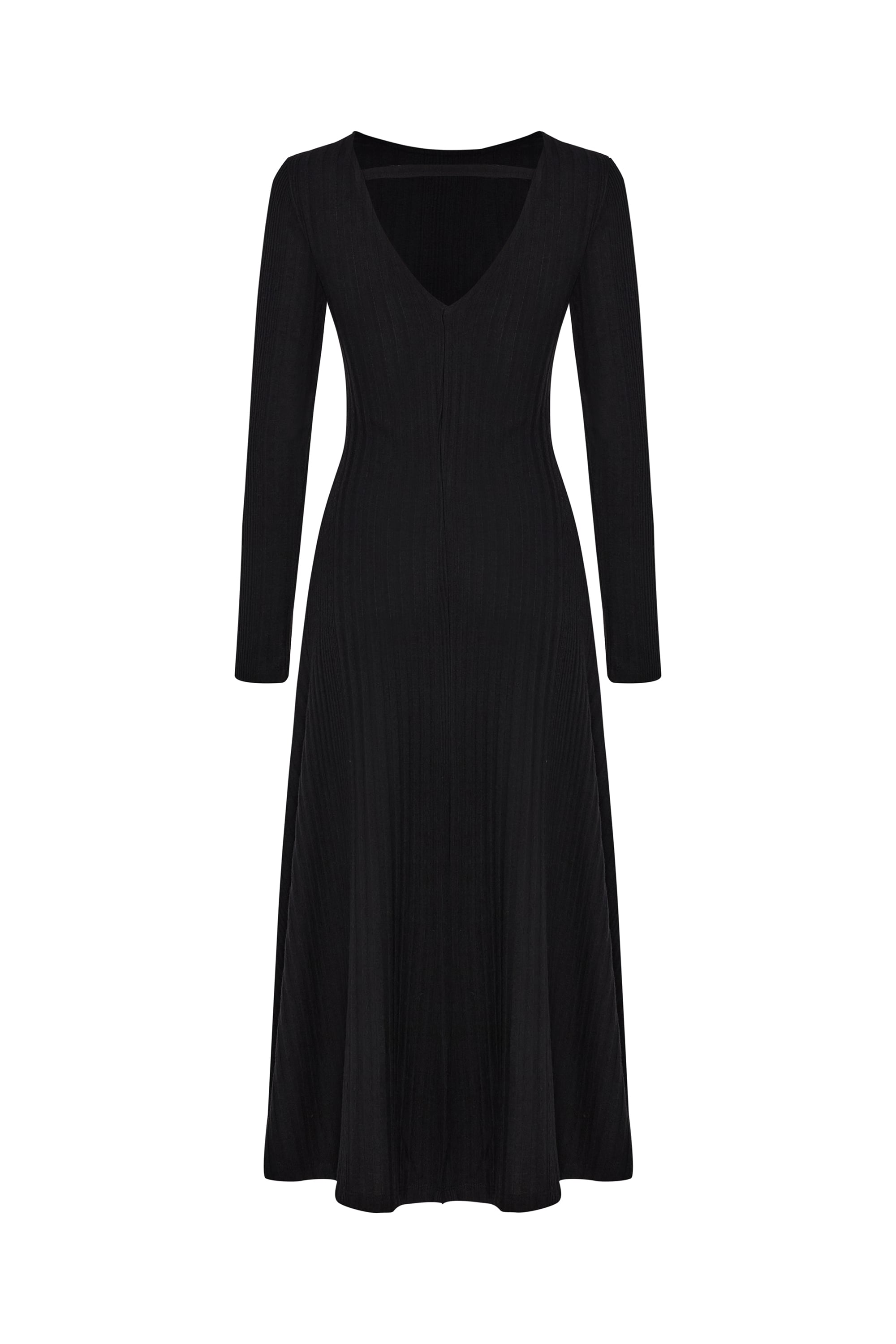 FİTİLLİ KLOŞ MİDİ ELBİSE