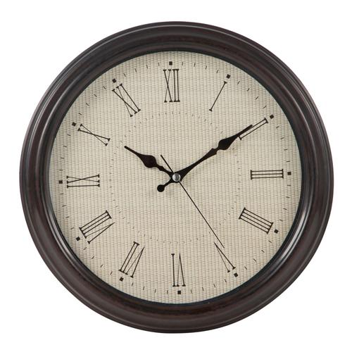  WICKER DUVAR SAATİ KAHVERENGİ 33CM