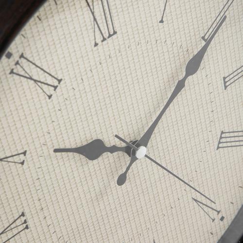  WICKER DUVAR SAATİ KAHVERENGİ 33CM