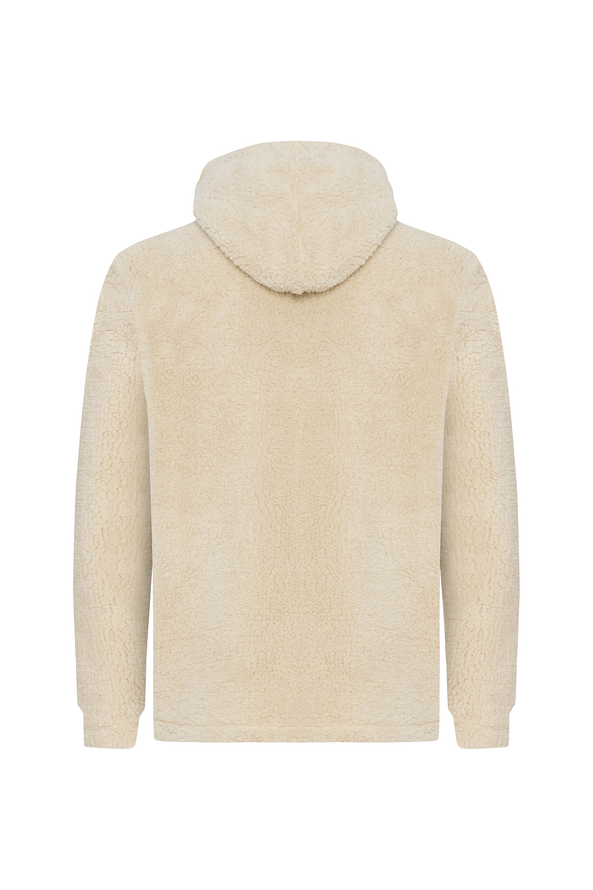 KAPÜŞONLU FERMUAR YAKA PELÜŞ SWEATSHIRT