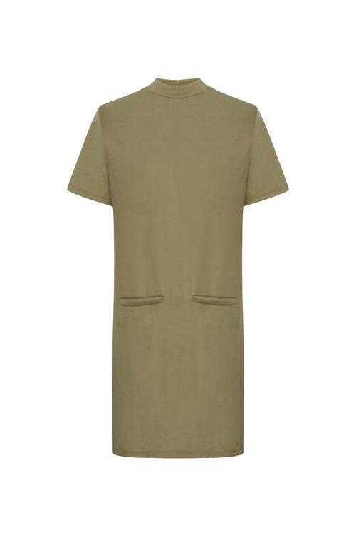 KISA KOLLU CEPLİ MİNİ ELBİSE