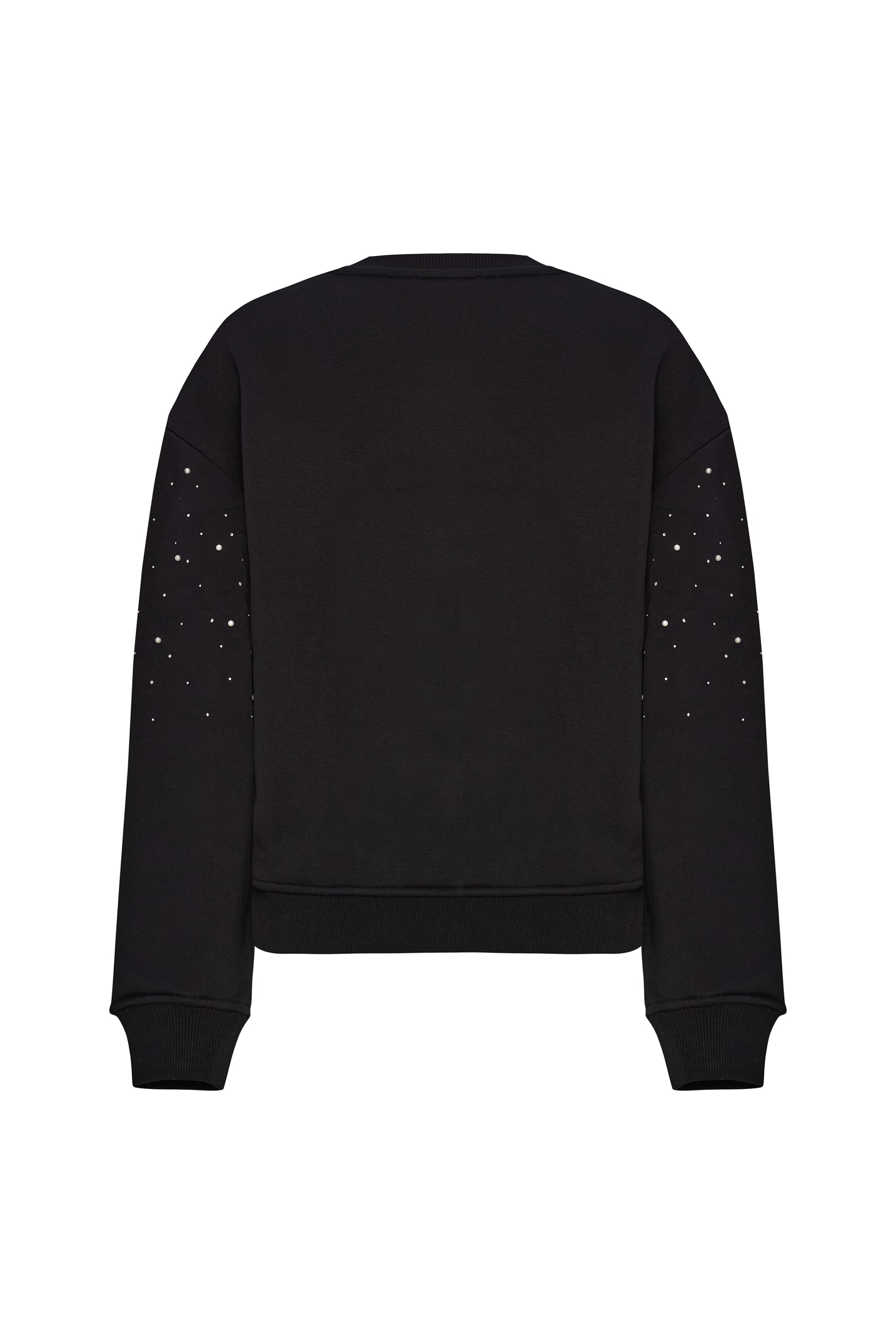 TAŞ İŞLEMELİ LOOSE FIT SWEATSHIRT