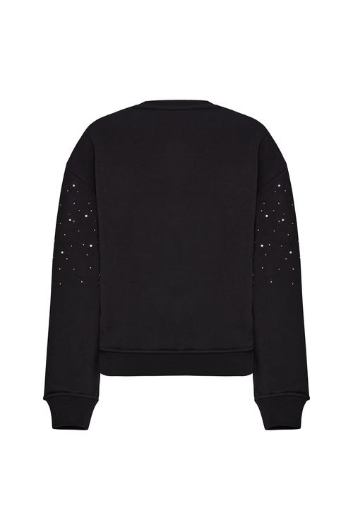 TAŞ İŞLEMELİ LOOSE FIT SWEATSHIRT
