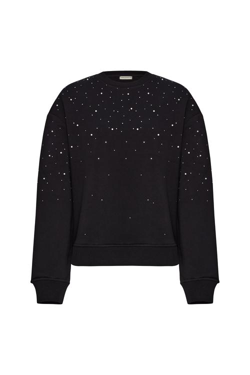  TAŞ İŞLEMELİ LOOSE FIT SWEATSHIRT