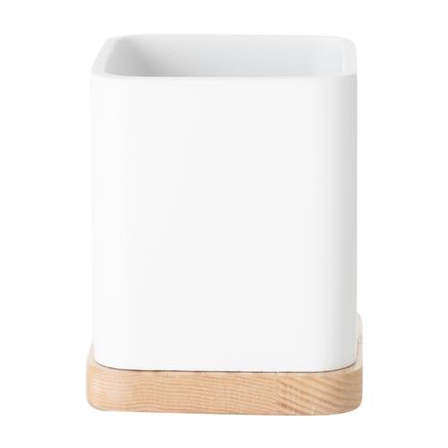  BOHO DİŞ FIRÇALIK BEYAZ 8,2X8,2X10