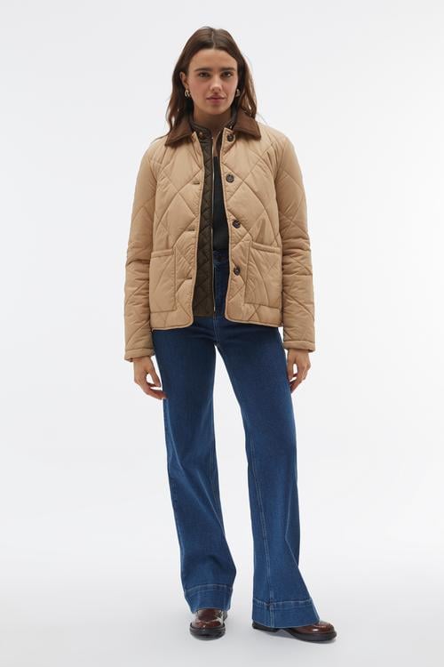  KAPİTONELİ KADİFE YAKA MONT CEKET