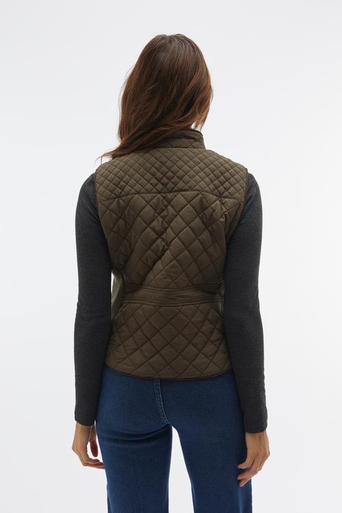  KAPİTONELİ DÜĞME DETAYLI YELEK