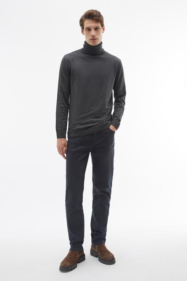 SLIM STRAIGHT FIT PANTOLON