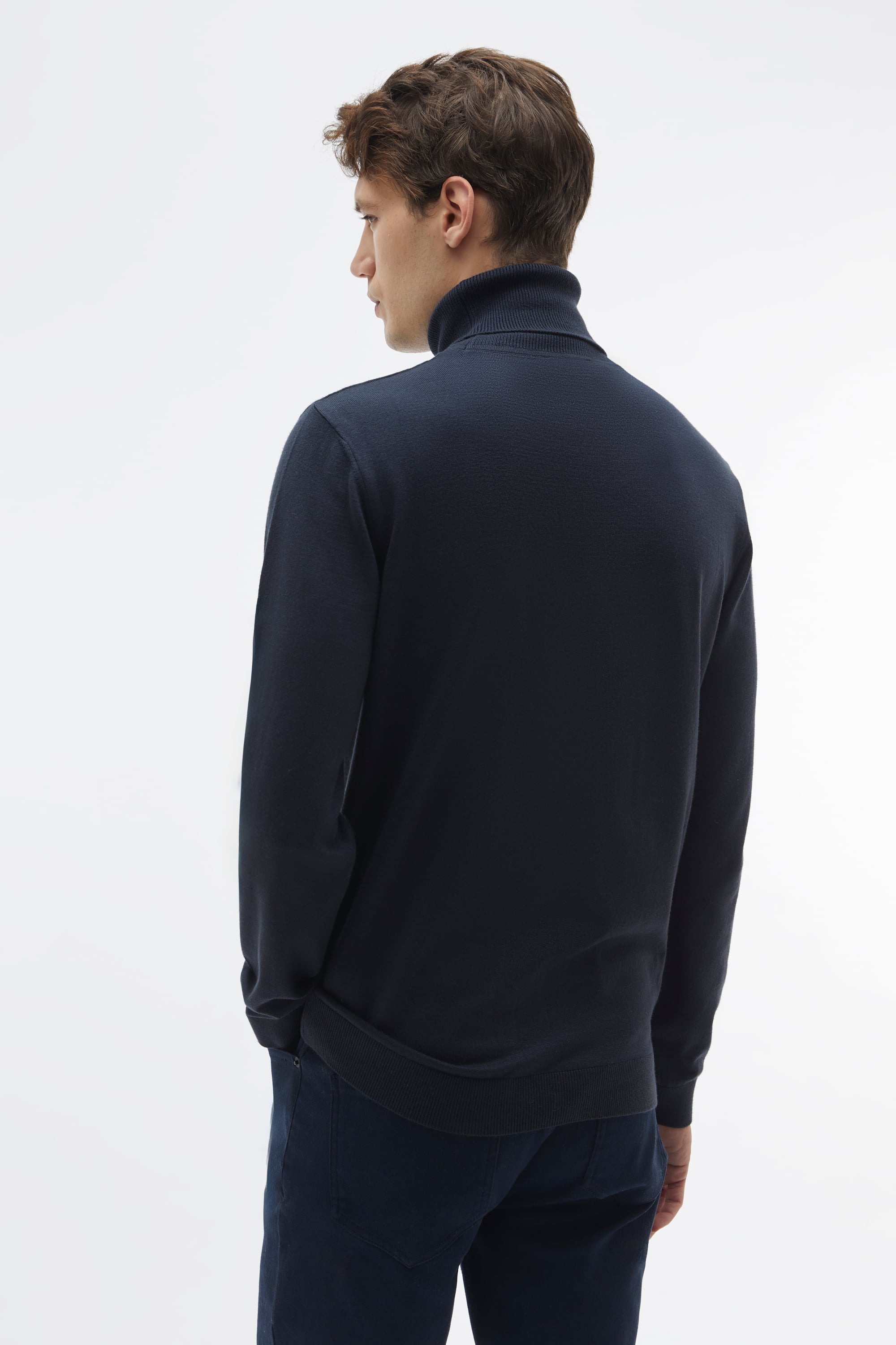 BALIKÇI YAKA TRİKO KAZAK