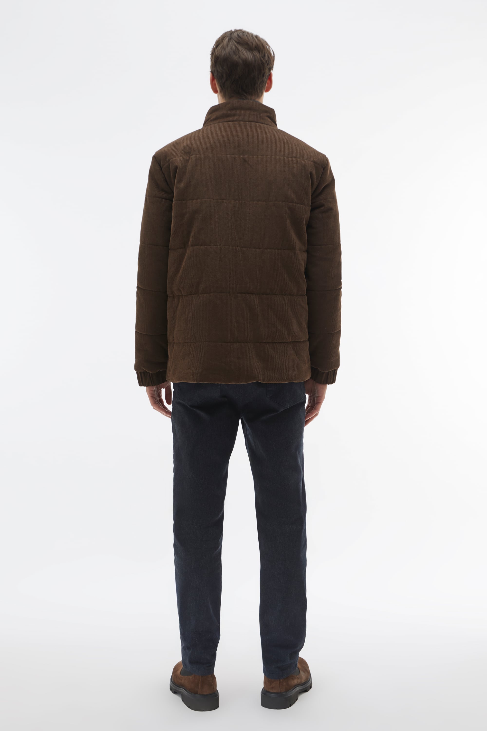 KADİFE DOKULU DİK YAKA MONT