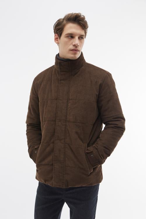 KADİFE DOKULU DİK YAKA MONT