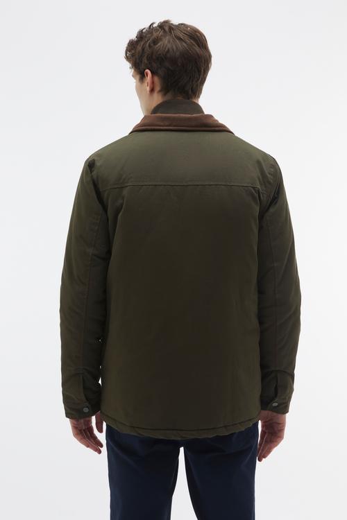  KADİFE YAKA ÇOK CEPLİ MONT CEKET