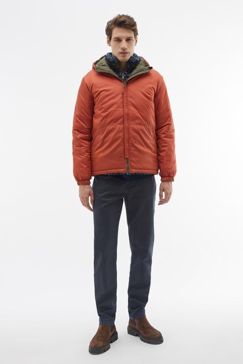  KAPİTONELİ ÇİFT TARAFLI KAPÜŞONLU MONT