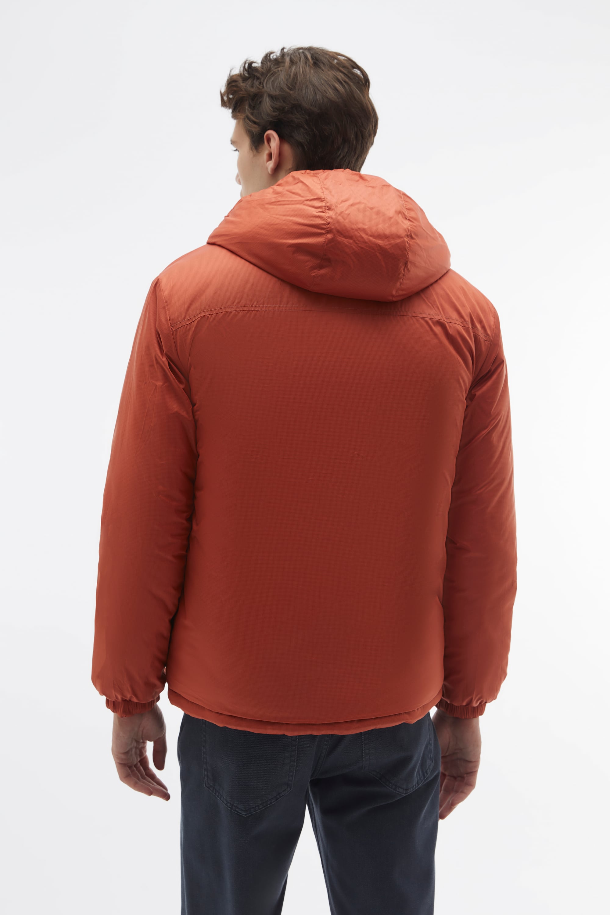 KAPİTONELİ ÇİFT TARAFLI KAPÜŞONLU MONT