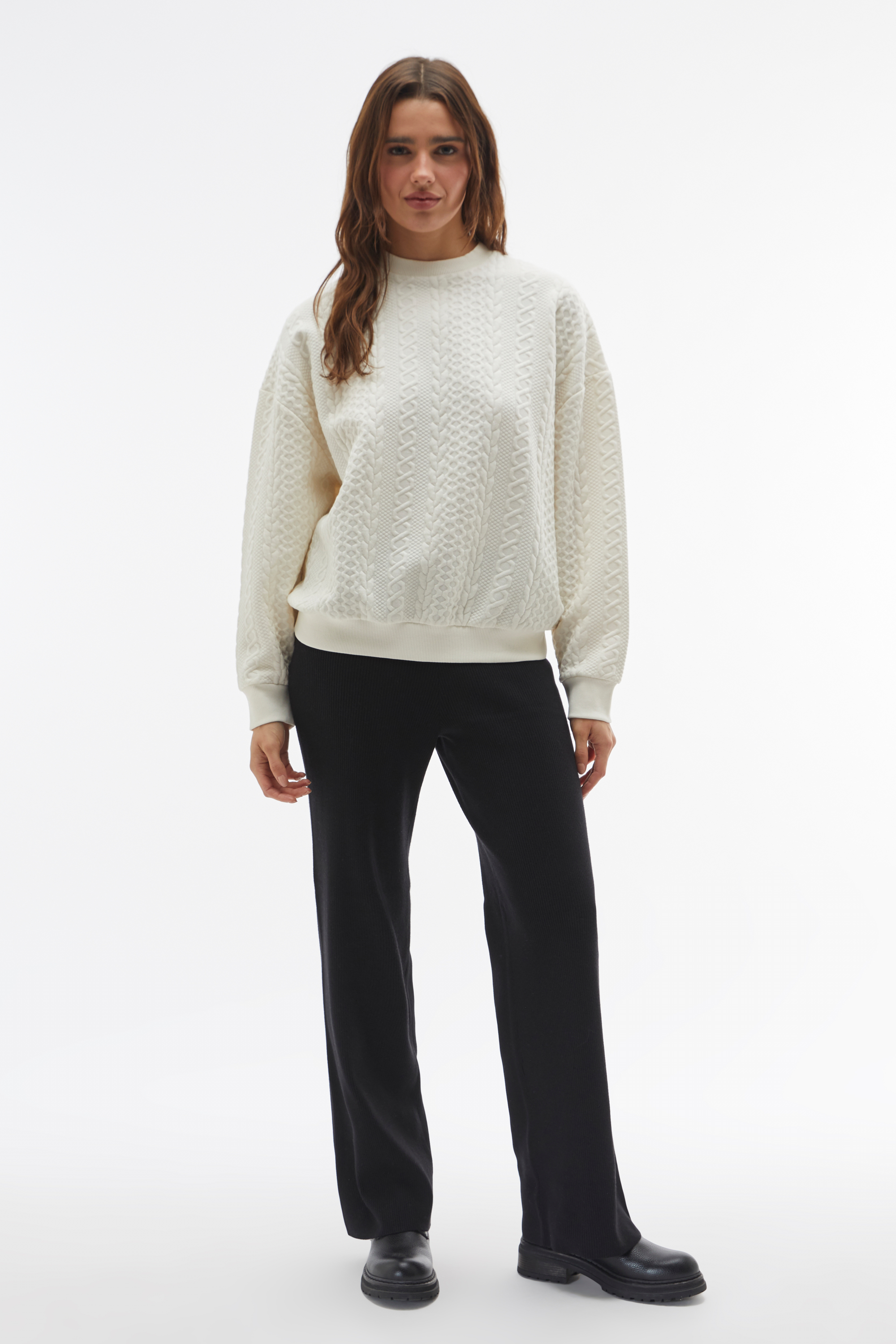 BELDEN BAĞLAMALI WIDE LEG PANTOLON