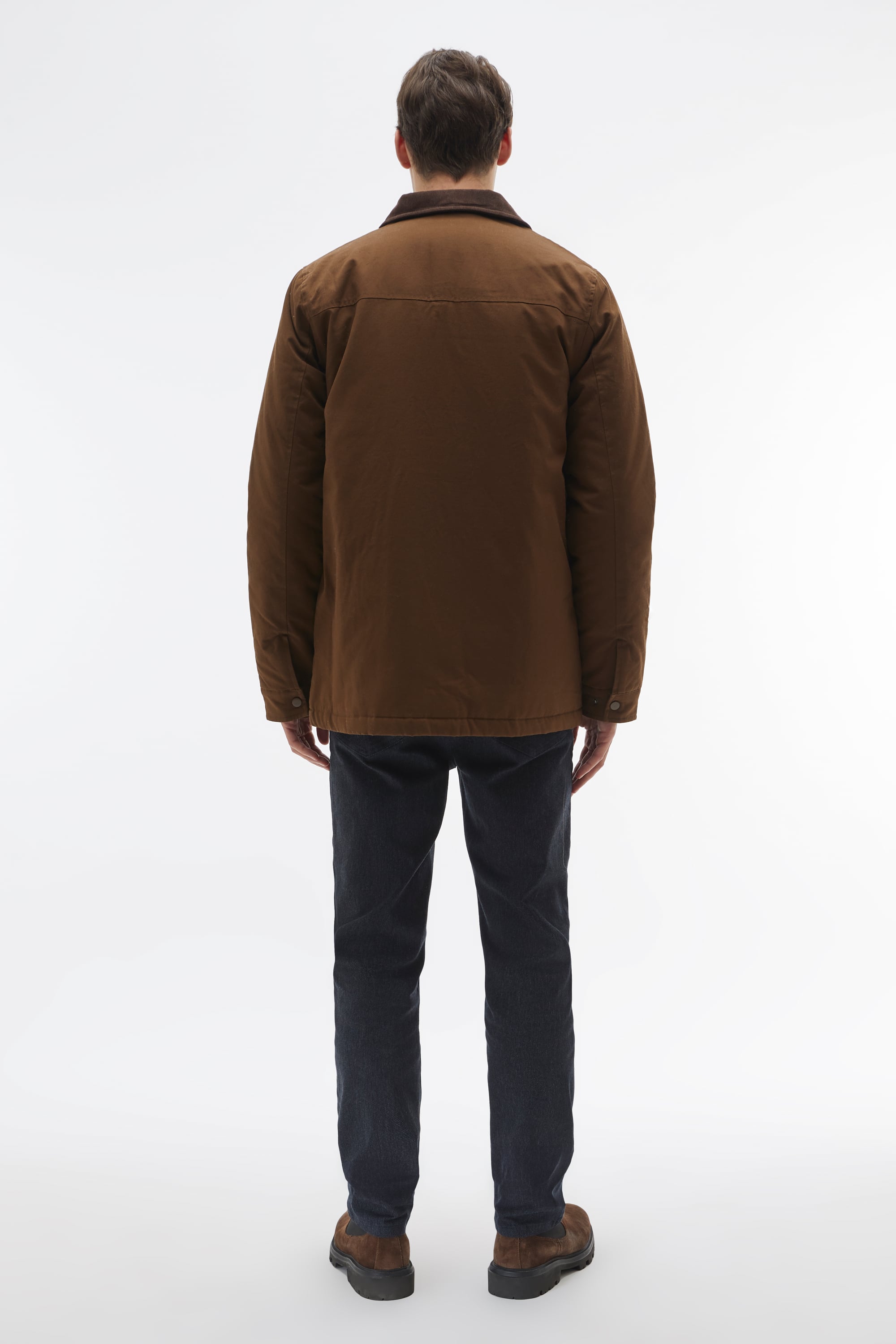 KADİFE YAKA ÇOK CEPLİ MONT CEKET