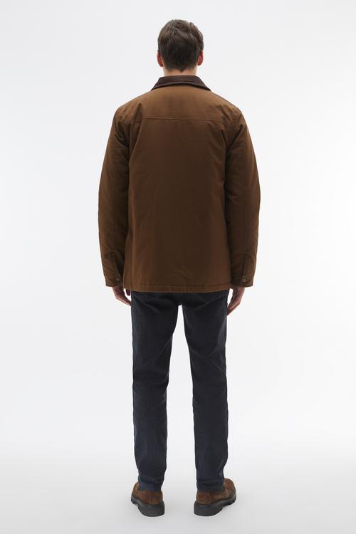  KADİFE YAKA ÇOK CEPLİ MONT CEKET