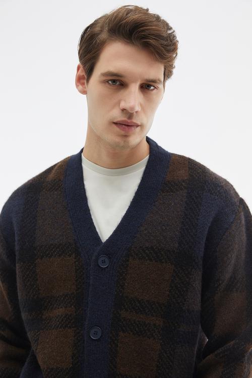  JAKARLI KARELİ LOOSE FIT HIRKA