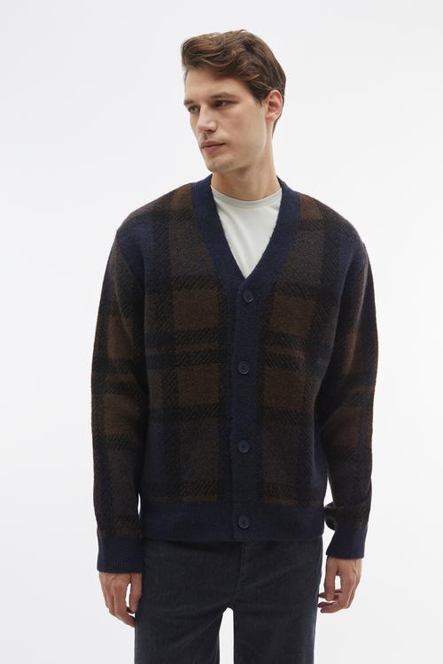  JAKARLI KARELİ LOOSE FIT HIRKA