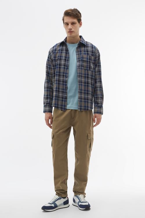 EKOSELİ REGULAR FIT UZUN KOLLU GÖMLEK