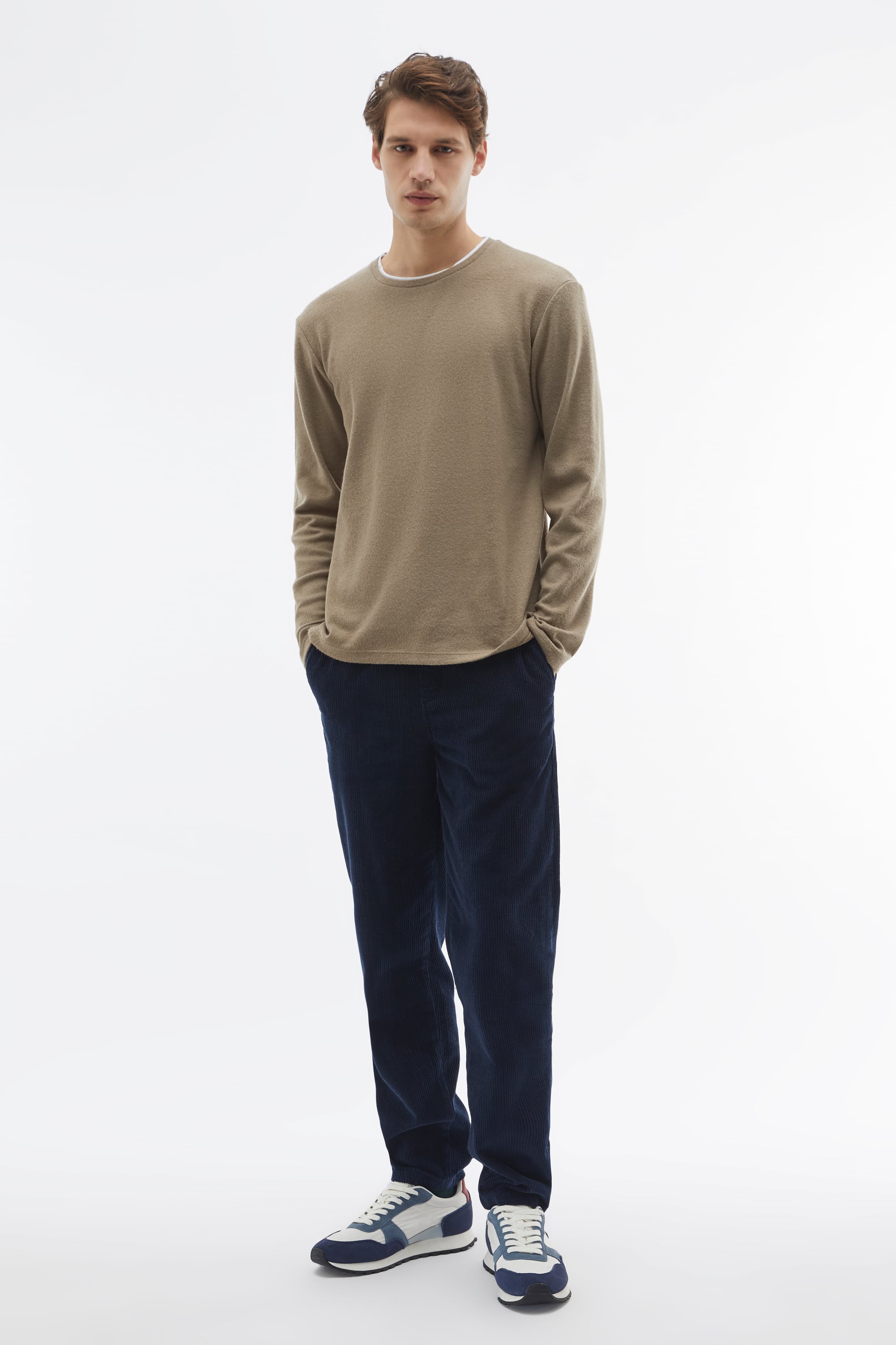 BİSİKLET YAKA SWEATSHIRT