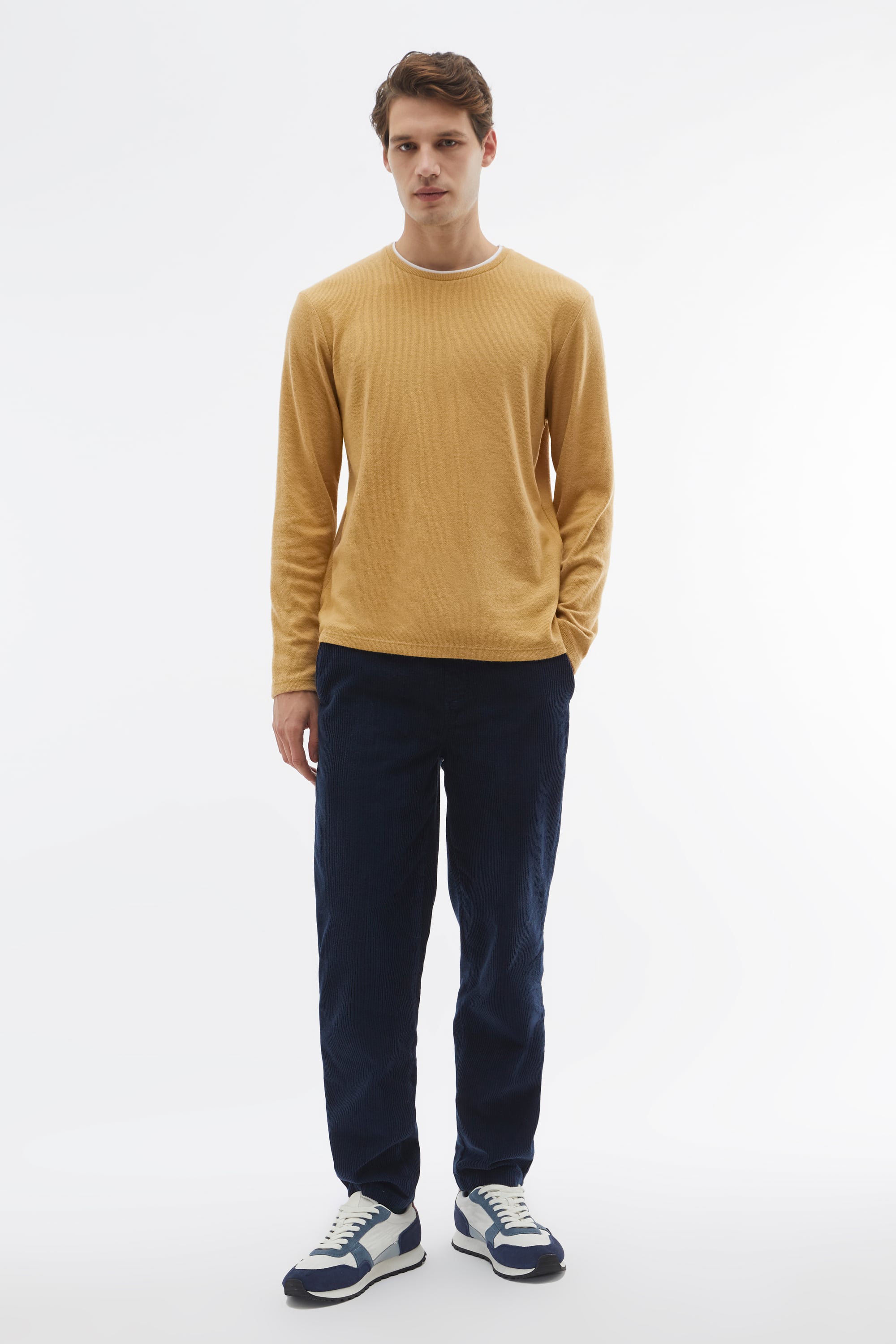 BİSİKLET YAKA SWEATSHIRT