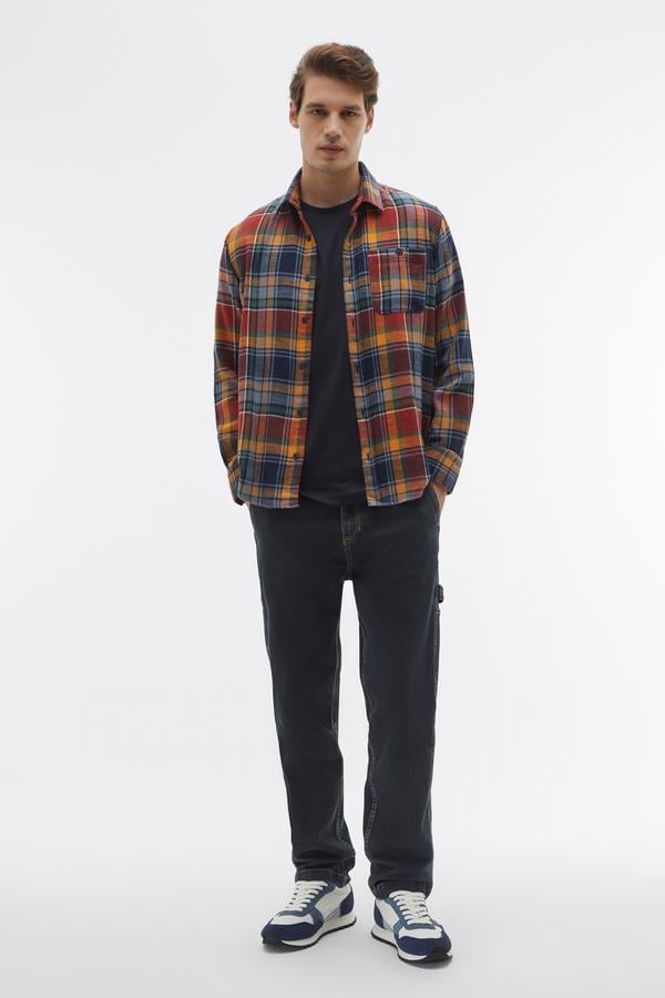 EKOSELİ REGULAR FIT UZUN KOLLU GÖMLEK