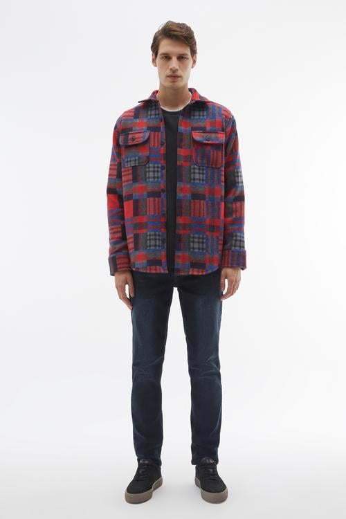 EKOSELİ ÇİFT CEPLİ GÖMLEK CEKET