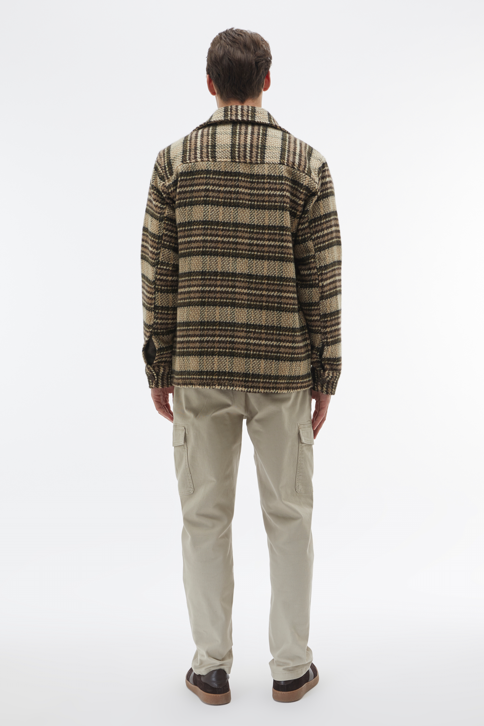 EKOSELİ YÜN KARIŞIMLI GÖMLEK CEKET