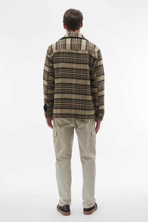 EKOSELİ YÜN KARIŞIMLI GÖMLEK CEKET