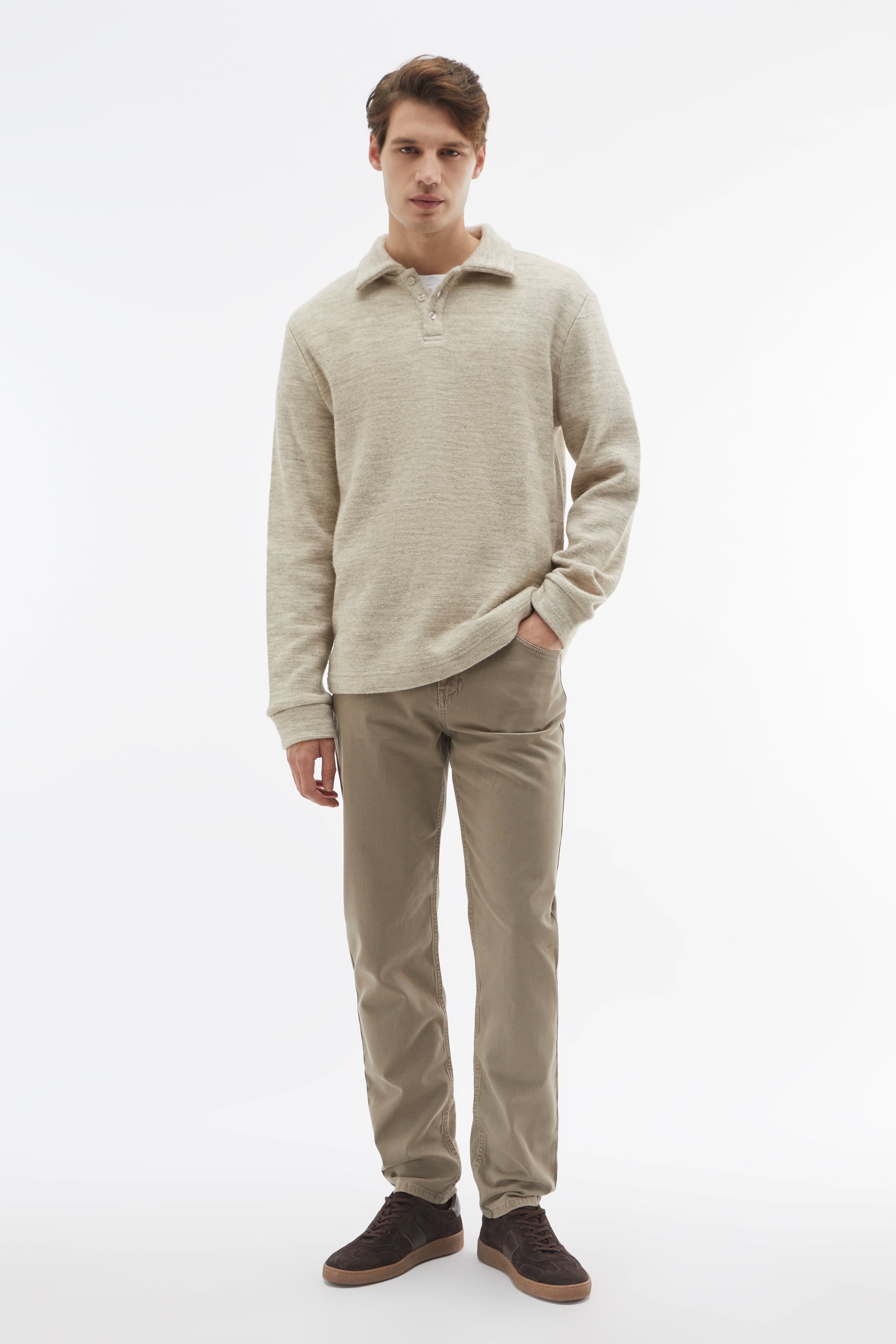 POLO YAKA SWEATSHIRT