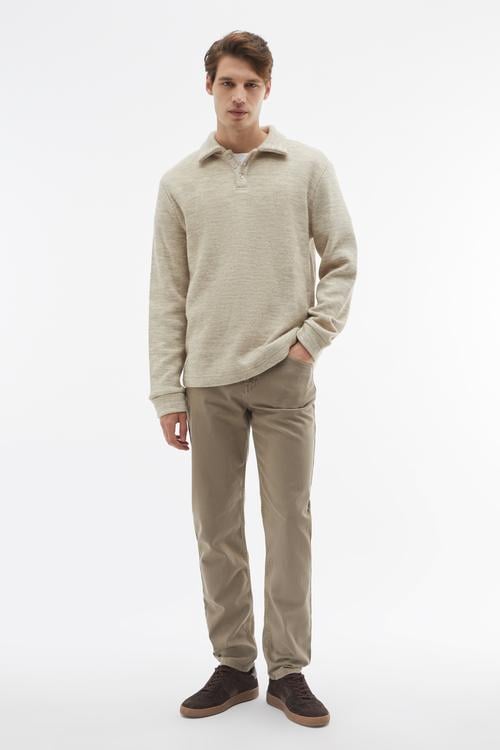 POLO YAKA SWEATSHIRT