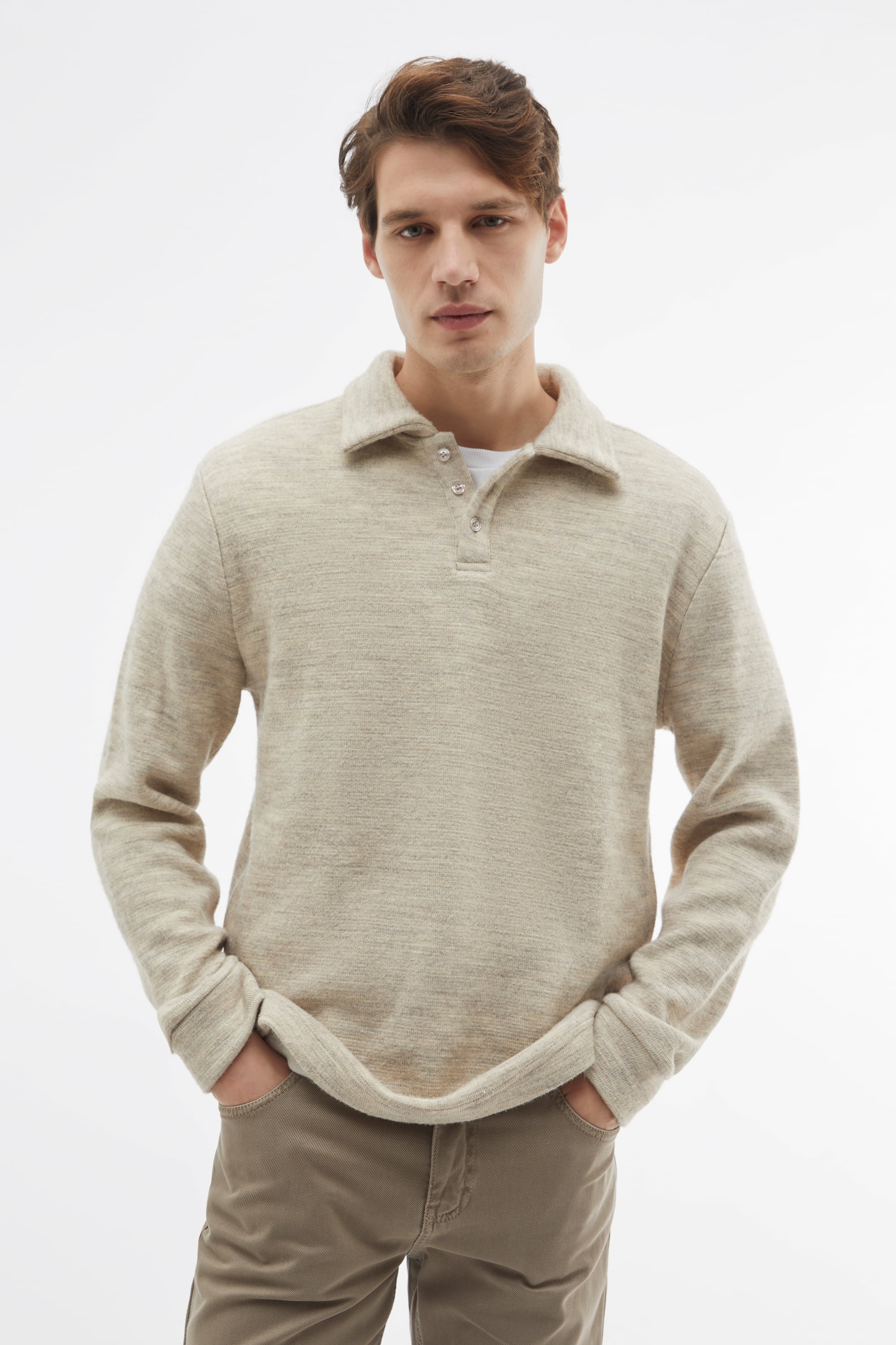 POLO YAKA SWEATSHIRT