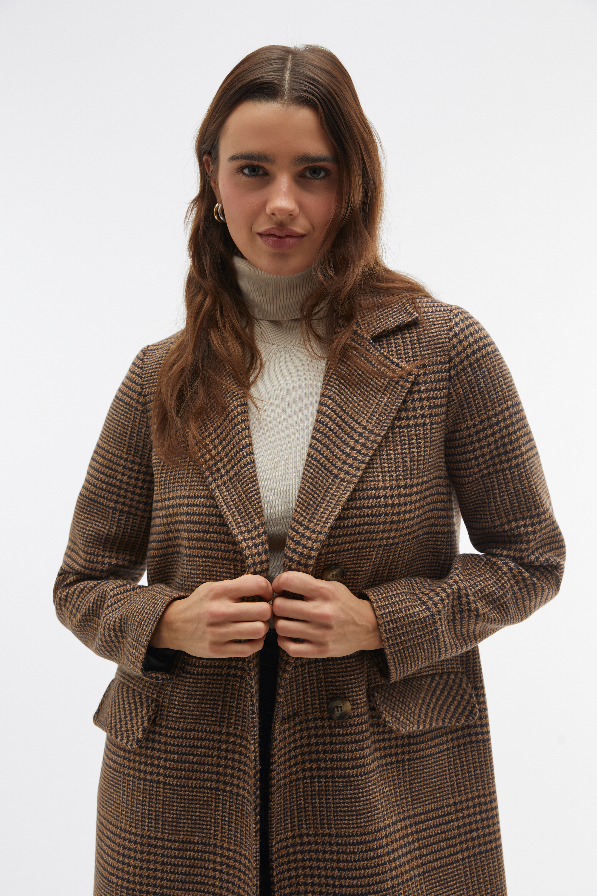 EKOSE DESENLİ UZUN KABAN