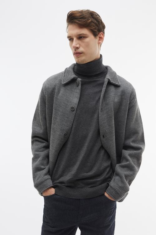 TEKSTÜRLÜ CASUAL CEKET