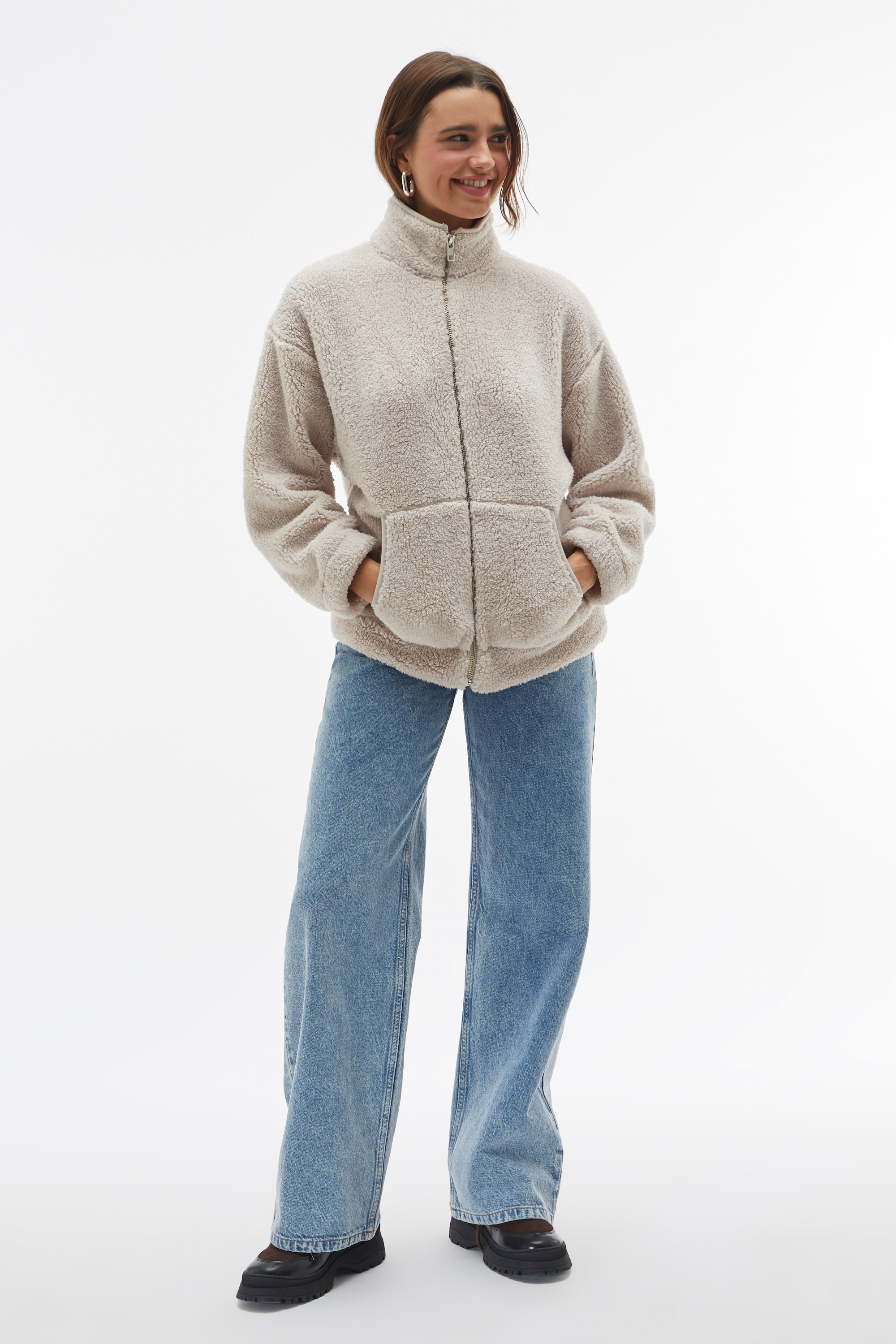 PELÜŞ FERMUARLI CEKET