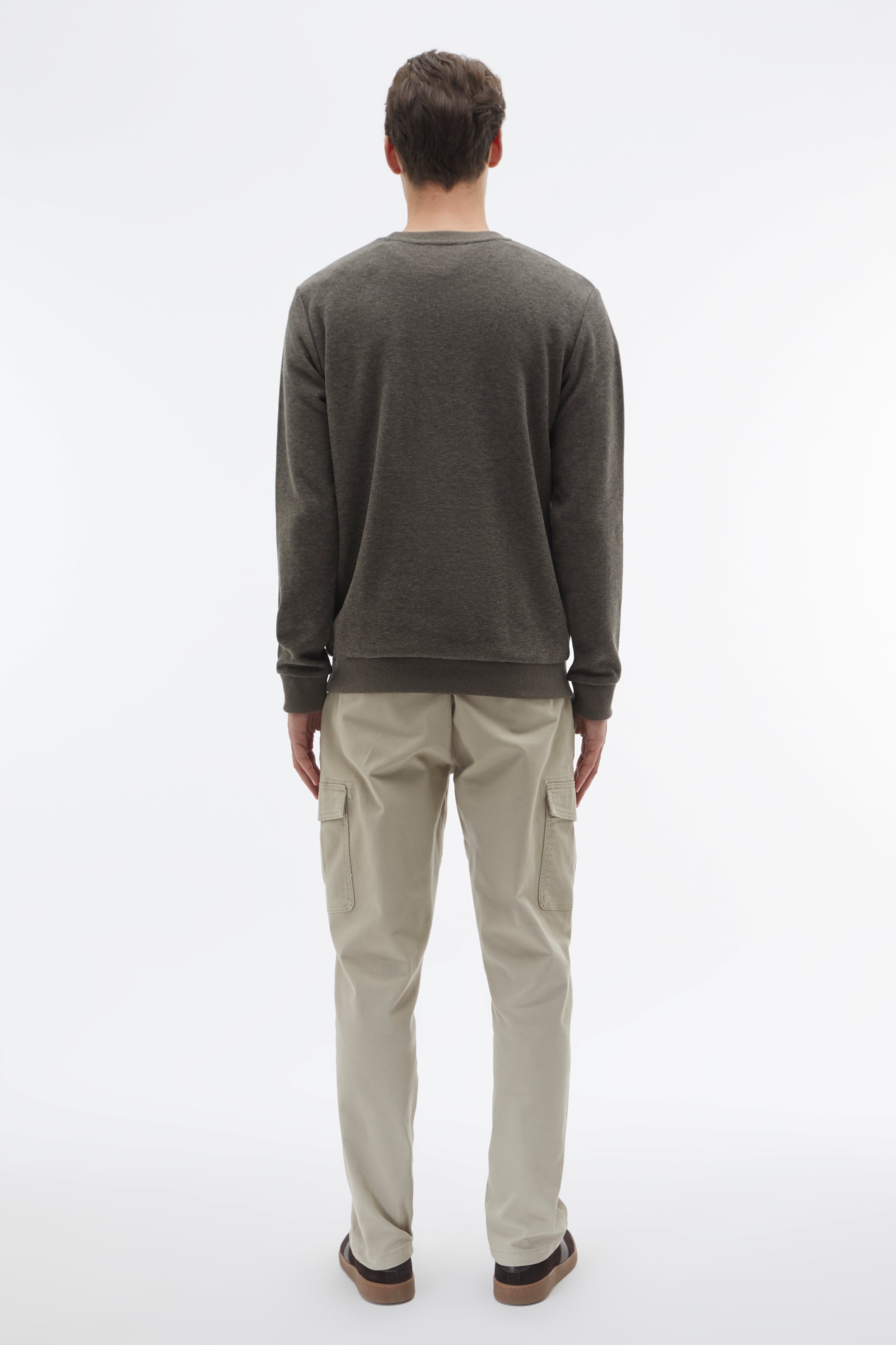 BİSİKLET YAKA SWEATSHIRT