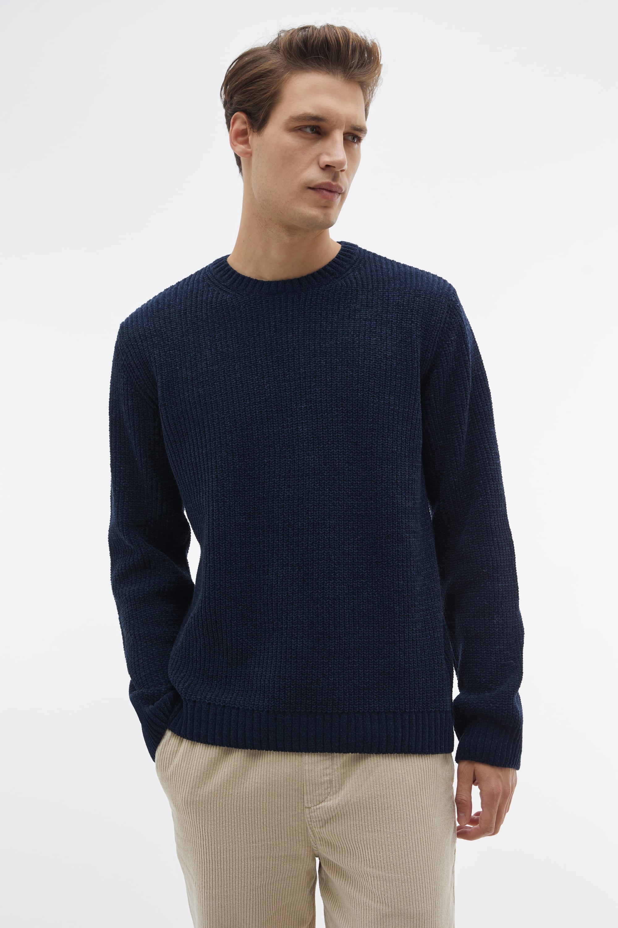 BİSİKLET YAKA KAZAK