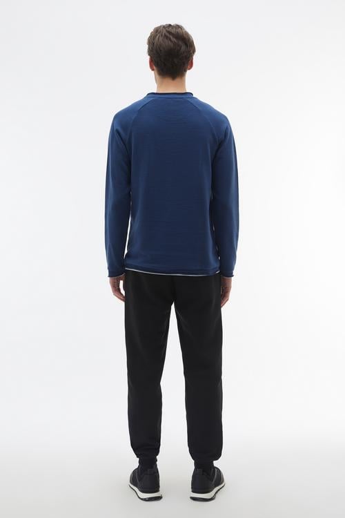  PAMUKLU BİSİKLET YAKA SWEATSHIRT