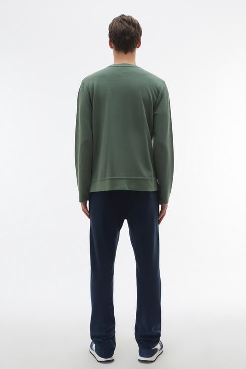 BELİ BAĞLAMALI SLIM STRAIGHT EŞOFMAN ALTI