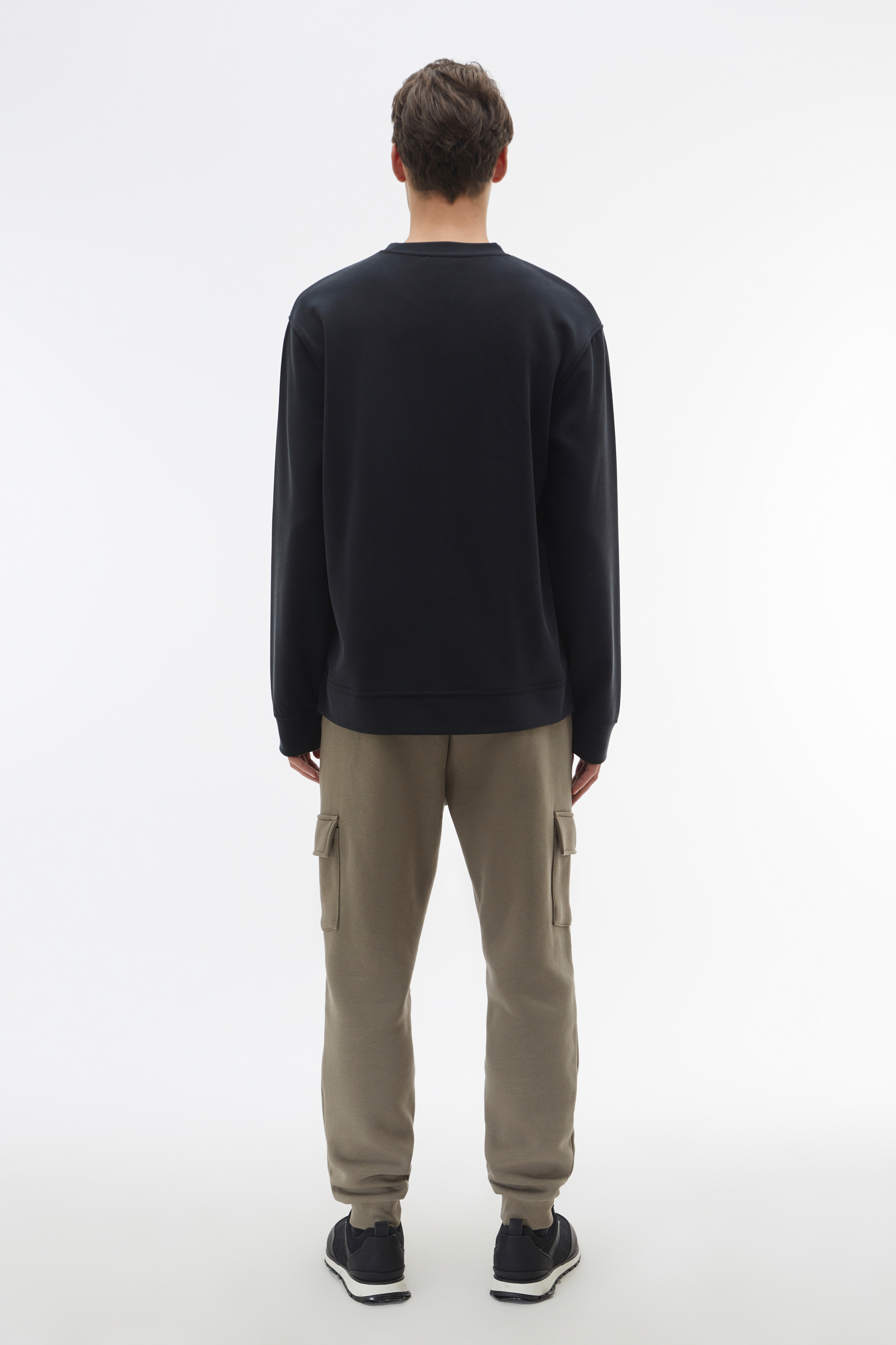 BİSİKLET YAKA MODAL KARIŞIMLI SWEATSHIRT