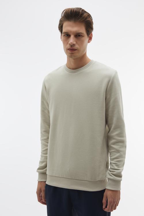 BİSİKLET YAKA SWEATSHIRT