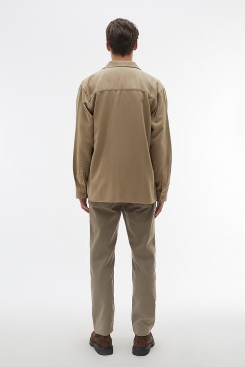 ÇİFT CEPLİ REGULAR FIT UZUN KOLLU GÖMLEK