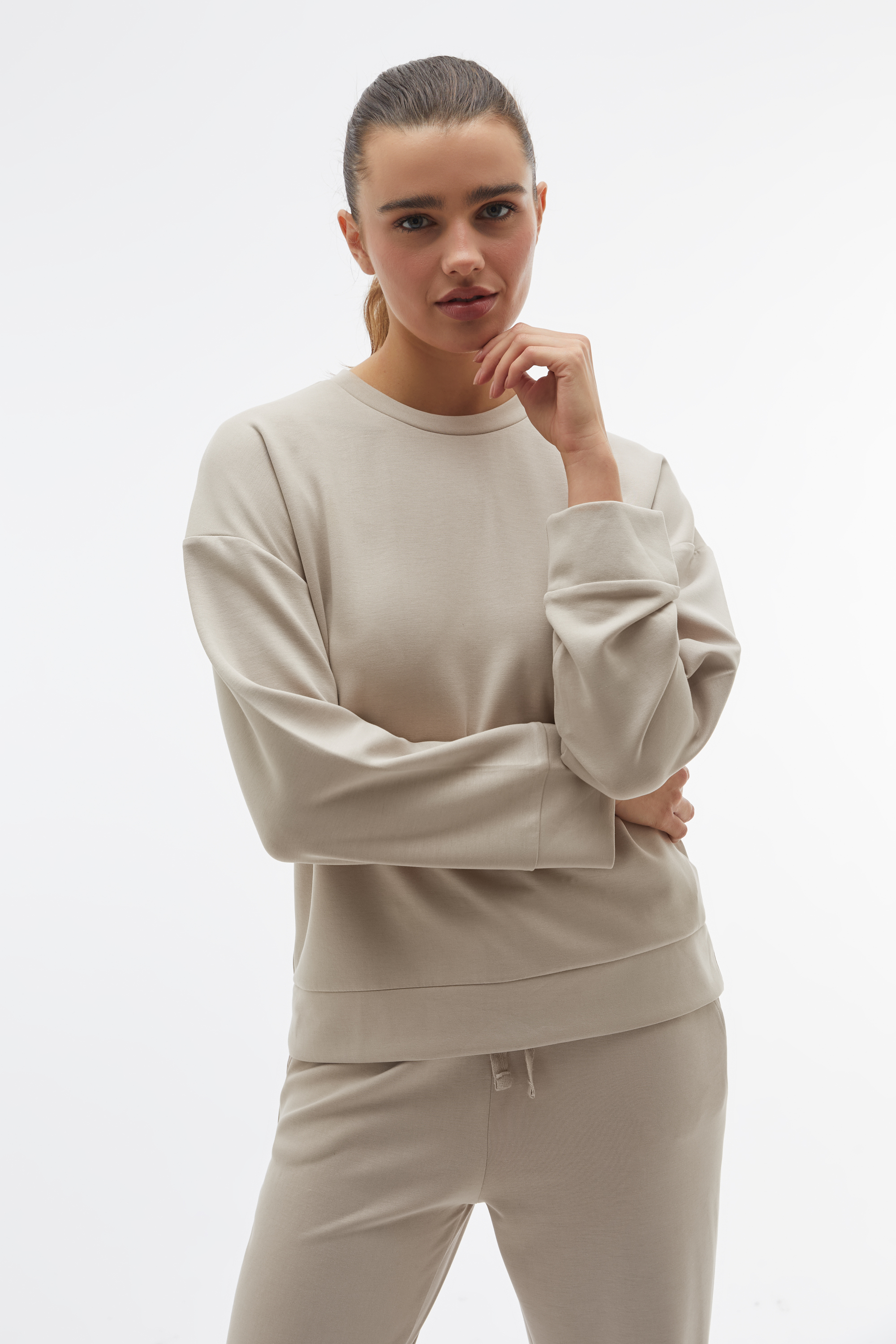 LOOSE FIT MODAL SWEATSHIRT