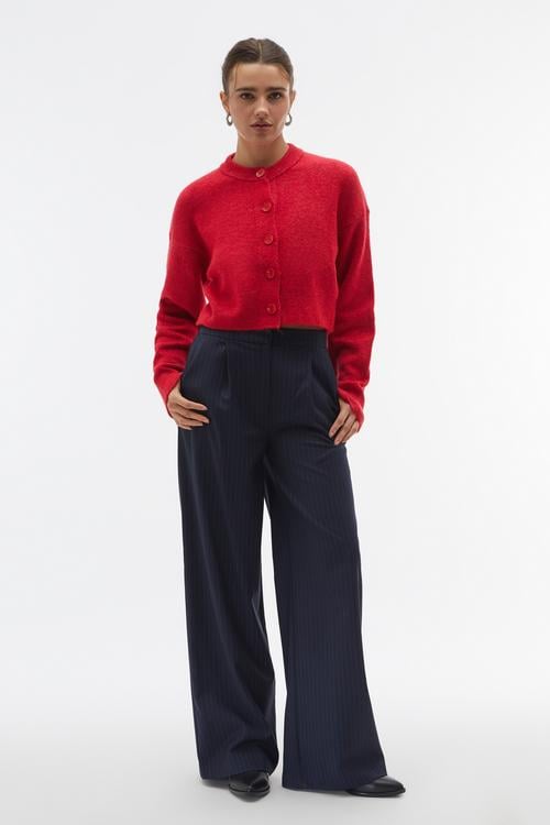 ÇİZGİLİ PİLELİ PANTOLON